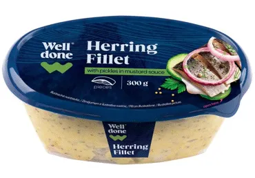 Heeringafilee sinepikastmes WD, 300g