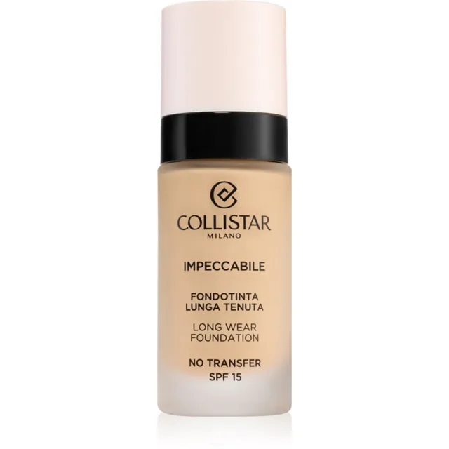 Collistar Impeccabile Long Wear Foundation Kauapüsiv jumestuskreem SPF 15 1R Rosy Avory 30 ml