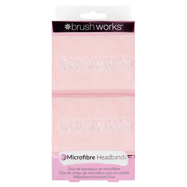 BRUSHWORKS Microfibre Headbands 2pcs