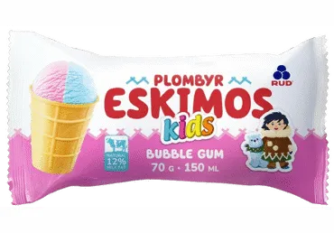 Jäätis Bubble Gum ESKIMOS 72g