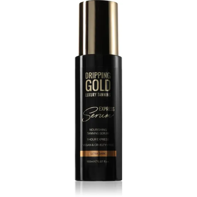 Dripping Gold Express Tanning Serum Isepruunistav losjoon kehale varjund Ultra Dark 150 ml