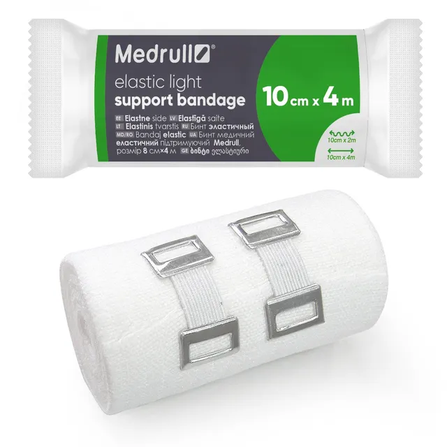 MEDRULL ELASTNE TUGISIDE ELASTIC LIGHT 10CMX4M KLAMBRIGA