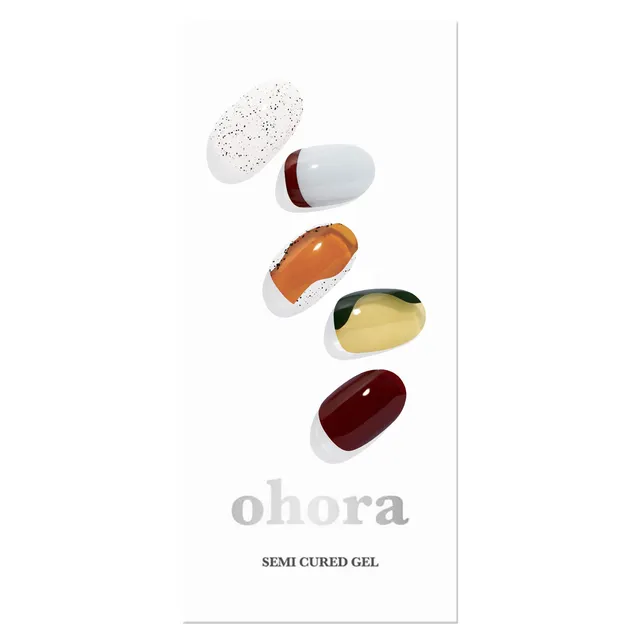 OHORA Semi Cured Gel Nail Strips N Ensemble 30pcs