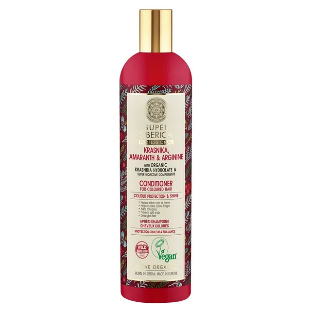 NATURA SIBERICA Super Krasnika, Amaranth & Arginine Conditioner 400ml
