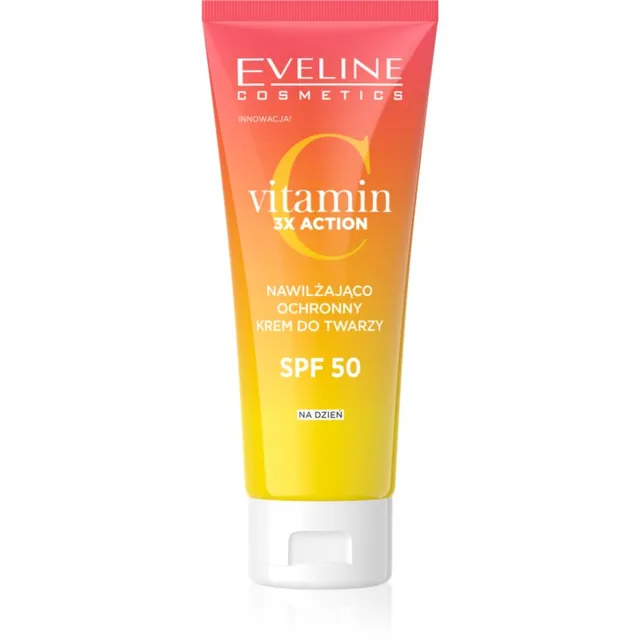 Eveline Cosmetics Vitamin C 3x Action Niisutav päevakreem SPF 50 30 ml