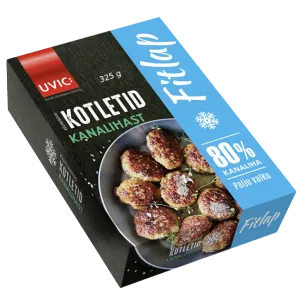 Broilerilihast kotletid kaerakliidega, UVIC/FITLAP, 325 g