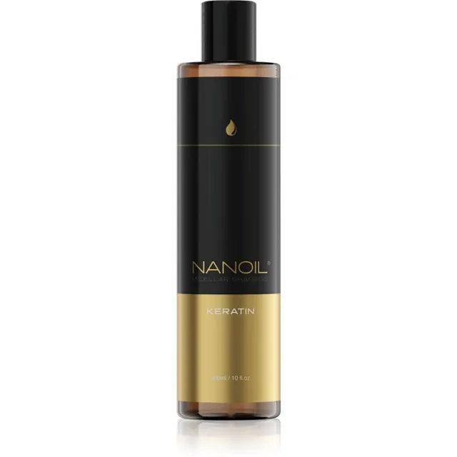 Nanoil Keratin Sirgestav mitsellaaršampoon keratiiniga 300 ml