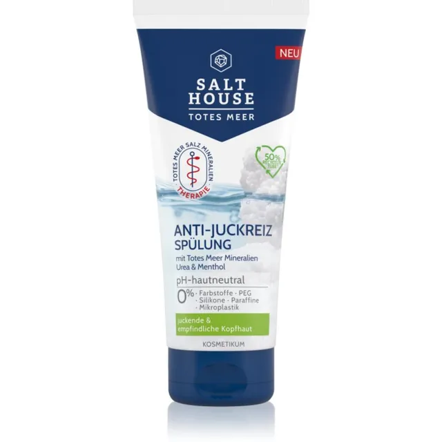 Salt House Dead Sea Therapy Anti-Itch Conditioner Rahustav palsam kuivale ja sügelevale peanahale 200 ml
