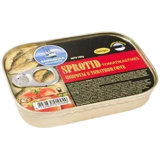 Sprotid tomatikastmes, RANNAKÜLA, 100 g