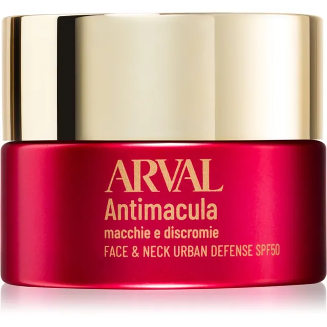 Arval Antimacula Face & Neck Urban Defense SPF50 Kaitsev kreem tumedate laikude hoolduseks 50 ml