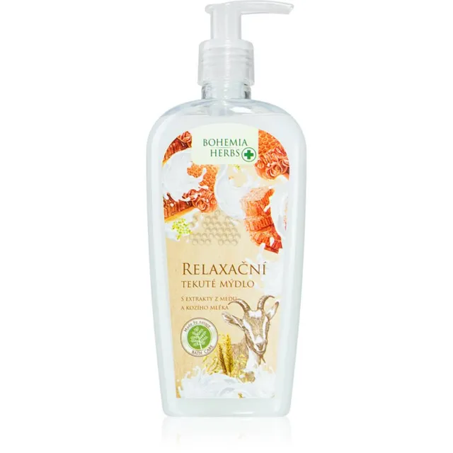 Bohemia Gifts Bohemia Herbs Honey & Goat Milk Vedelseep 300 ml