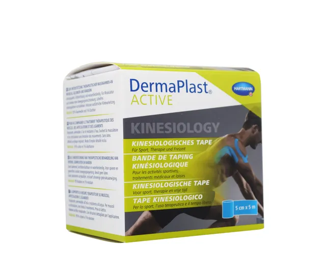 DERMAPLAST ACTIVE KINESIOTEIP 5CMX5M SININE