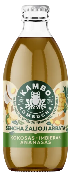Kombucha jook KOOKOS· INGVER· ANANASS