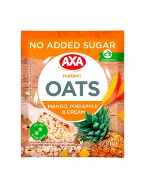 AXA Kiirkaerahelbepuder Koore,mango ja ananassi ilma lisatud suhkruta 40g