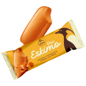 Karamelli-koorejäätis, ONU ESKIMO, 57 g