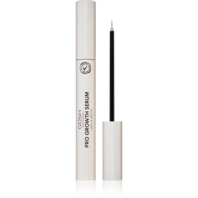 GOSH COPENHAGEN PRO Growth Serum Vegan kasvuseerum ripsmetele ja kulmudele varjund Transparent 8 ml