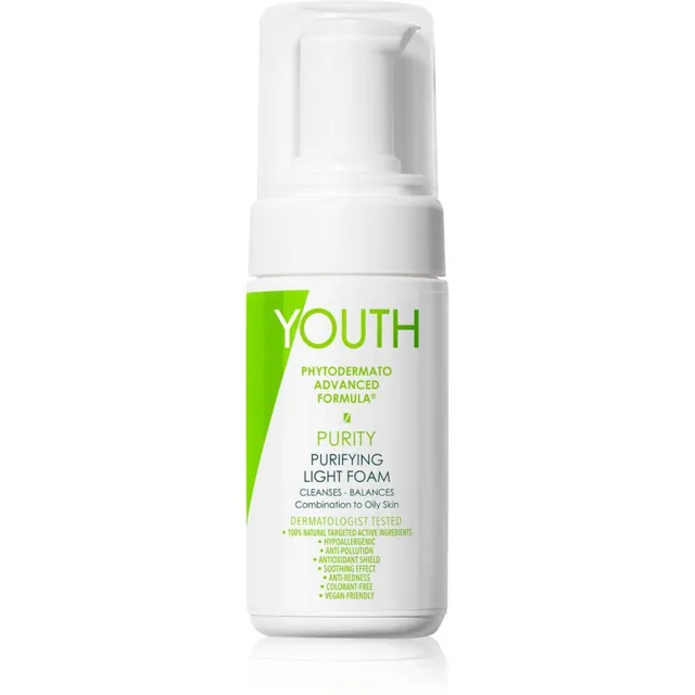 YOUTH Purity Purifying Light Foam Õrn puhastusvaht 100 ml
