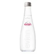EVIAN looduslik mineraalvesi klaaspudelis 0,33l