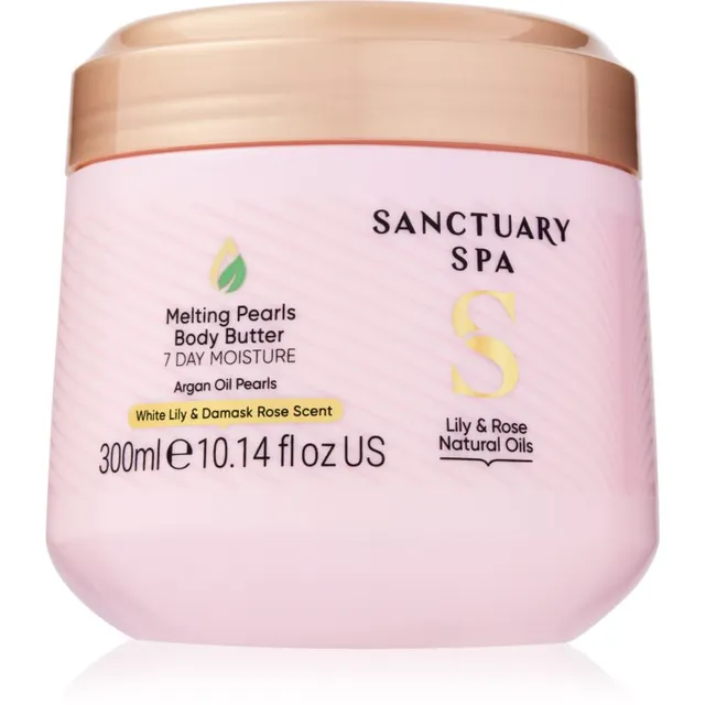 Sanctuary Spa Lily & Rose Natural Oils Intensiivne kehaniisutusvõi 300 ml