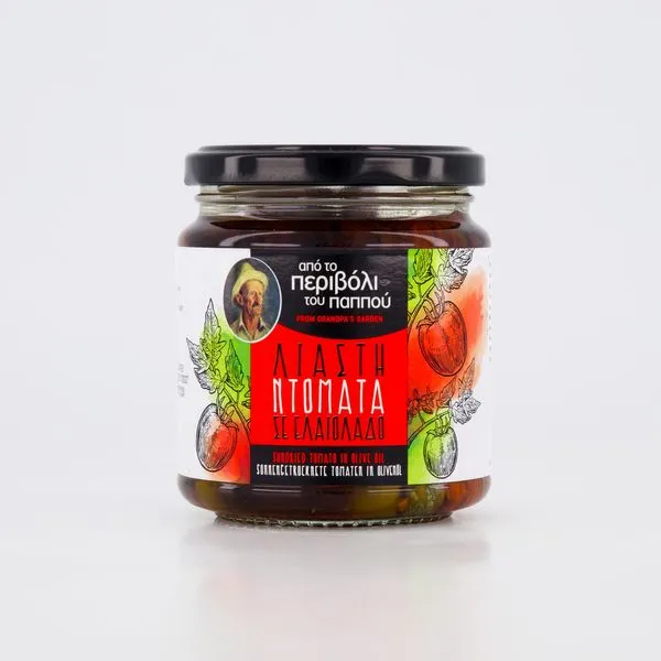 Päikesekuivatatud tomatid oliiviõlis 270g Kreeka