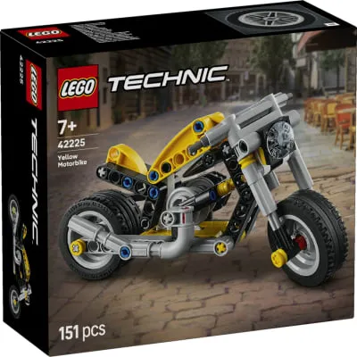 Konstr.LEGO Kollane mootorratas 42225