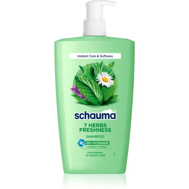 Schwarzkopf Schauma 7 Herbs Freshness Taimešampoon normaalsetele kuni rasustele juustele 1000 ml