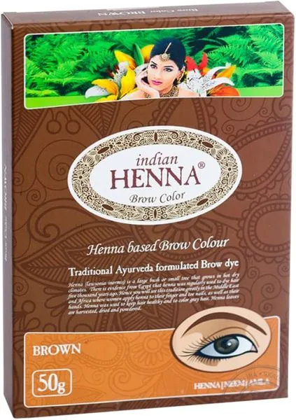 Kulmuvärv Henna, pruun
