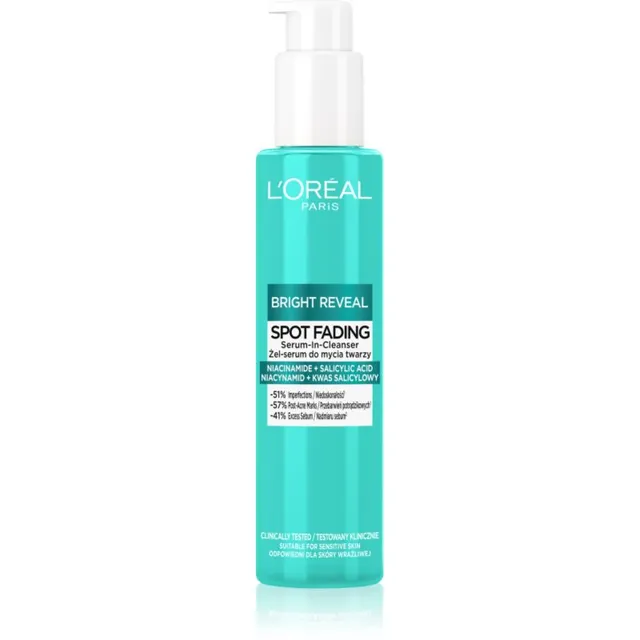 L’Oréal Paris Bright Reveal Puhastav geel pigmendilaikude vähendamiseks 150 ml