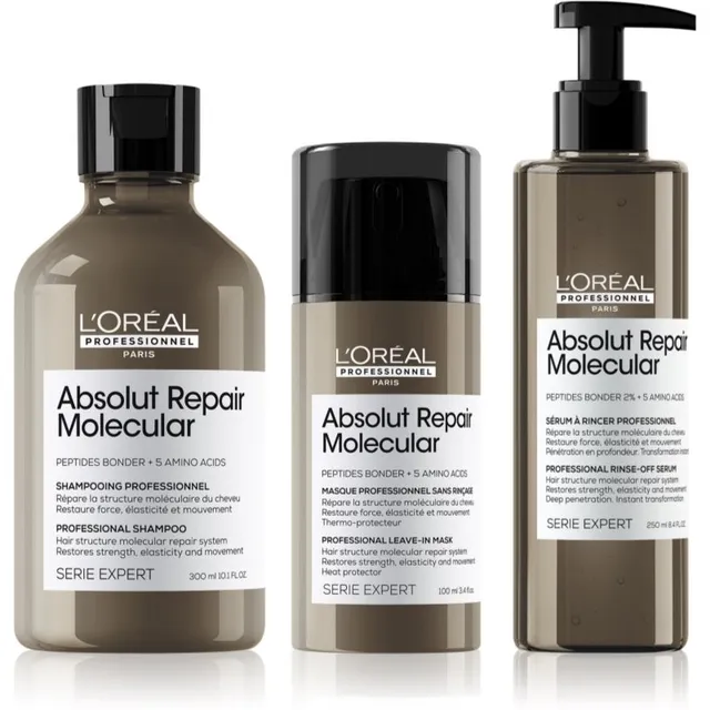 L’Oréal Professionnel Serie Expert Absolut Repair Molecular Säästupakk kahjustatud juustele