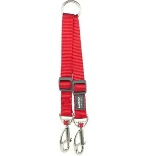 Jalutusrihma jagaja kahele koerale Classic Red (Red Dingo)