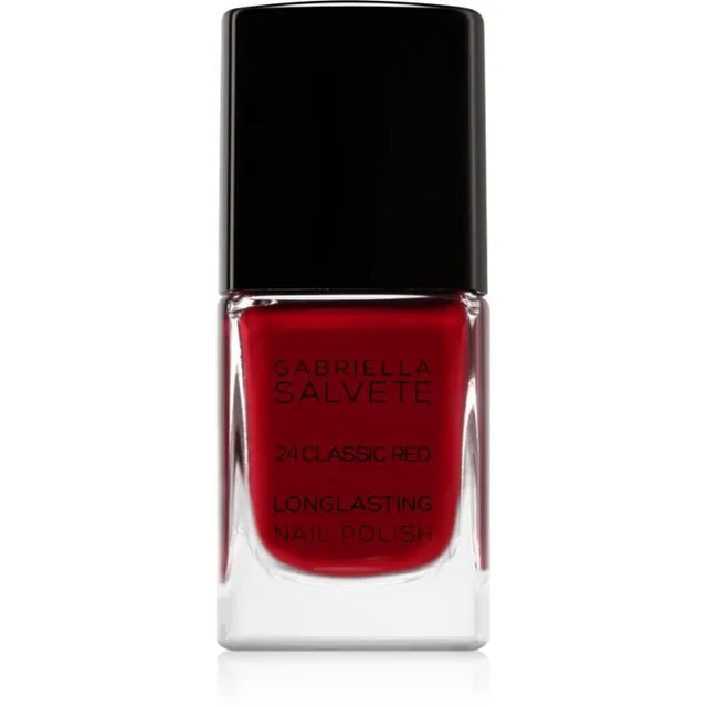 Gabriella Salvete Longlasting Enamel Kauapüsiv küünelakk tugeva läikega varjund 24 Classic Red 11 ml