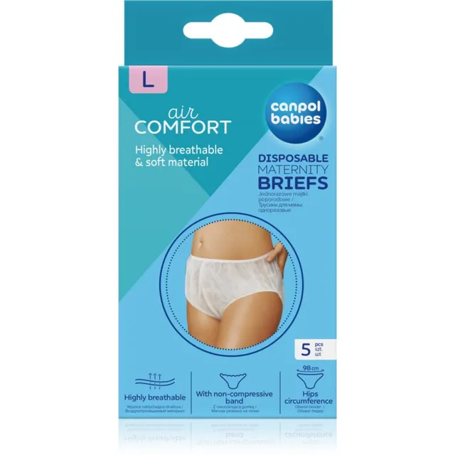 Canpol babies Maternity Briefs sünnitusjärgne aluspesu suurus L 5 tk
