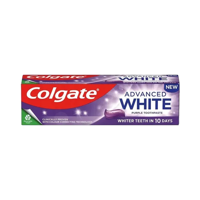 Hambapasta Advanced White Purple, COLGATE, 75ml