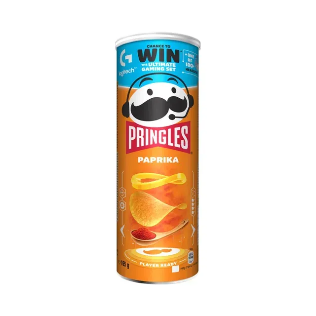 Kartulikrõpsud Paprika, PRINGLES, 165 g