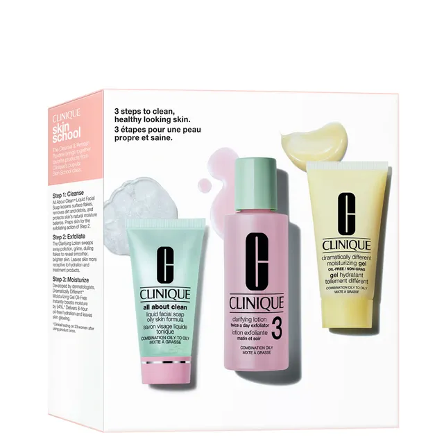 Clinique 3 Step Skin Care System 3 komplekt