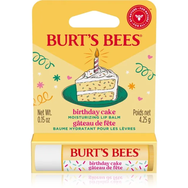 Burt’s Bees Birthday Cake Huulepalsam mesilasvahaga maitse Vanilla Cake 4.25 g