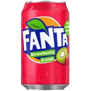 Fanta maasika- ja kiivimaitseline karastusjook 330 ml
