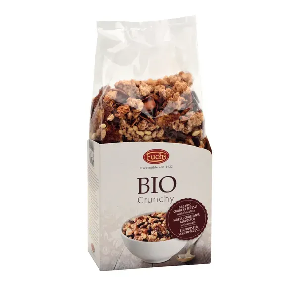 Krõbedad helbed šokolaadiga BIO CRUNCHY, ökoloogilised