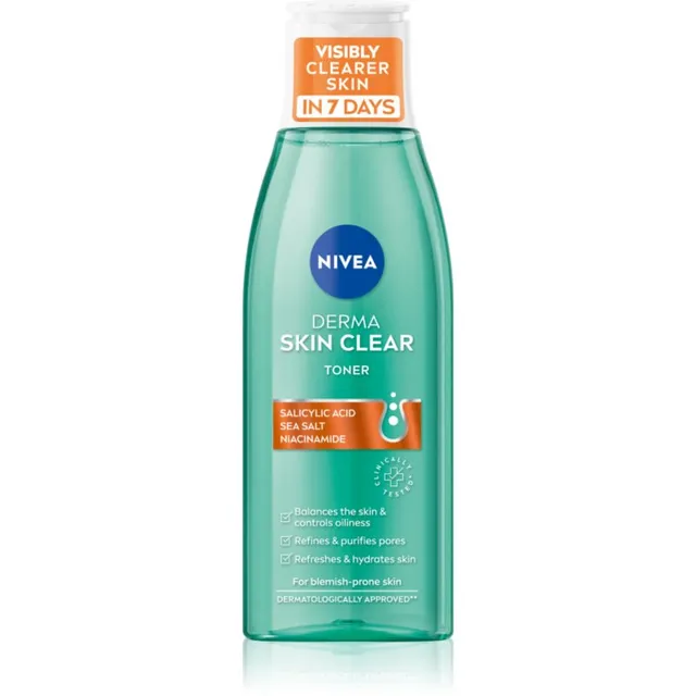 NIVEA Derma Skin Clear Puhastav näovesi 200 ml