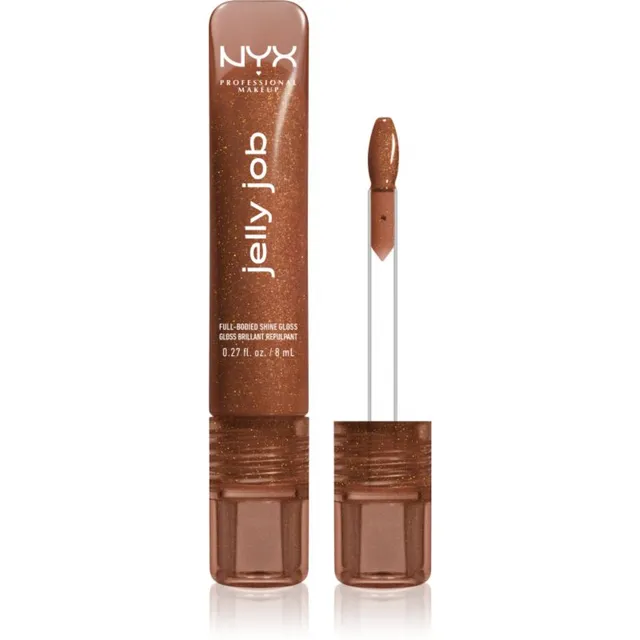 NYX Professional Makeup Jelly Job Sädelev huuleläige suurendava efektiga varjund Bling Me Jelly 7.5 ml