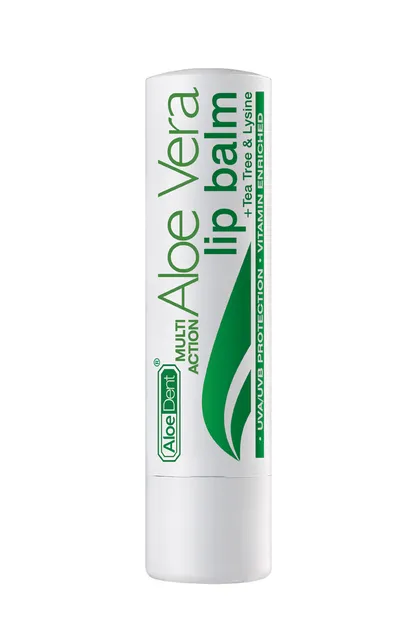 ALOE VERA HUULEPALSAM TEEPUUÕLI- JA LÜSIINIGA 4G