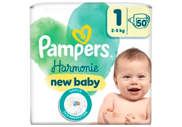 Mähkmed PAMPERS Harmonie S1 2-5kg,50tk