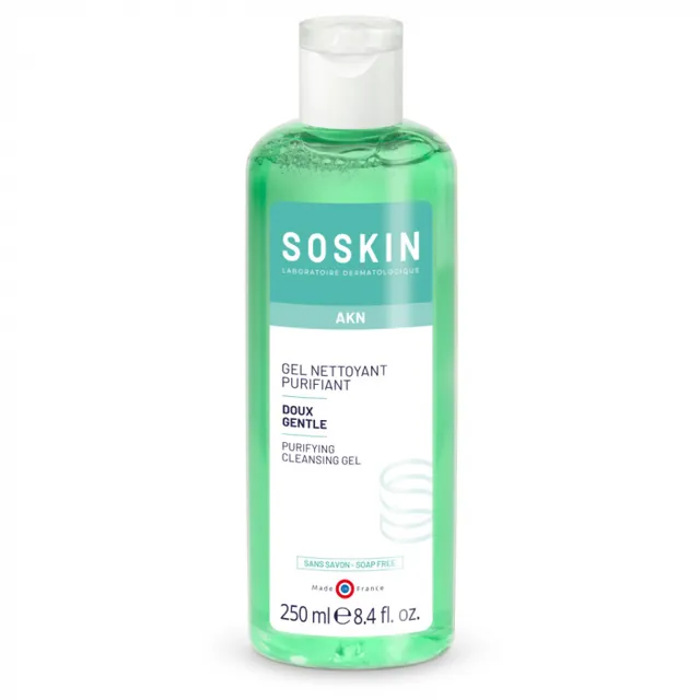 Soskin P+ Purifying Cleansing Gel õrn puhastav näogeel rasusele ja kombineeritud nahale 250 ml