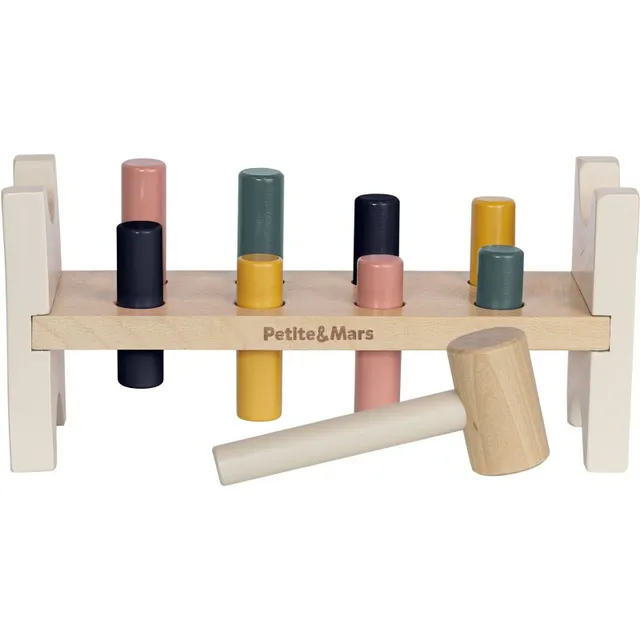 Petite&Mars Big Bang Wood of Mars Whack-A-Mole puidust 12 m+ 1 tk