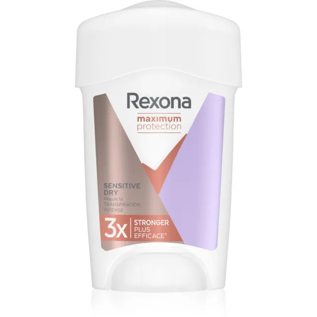Rexona Maximum Protection Sensitive Dry Kreemjas antiperspirant liighigistamise vastu Sensitive Dry 45 ml