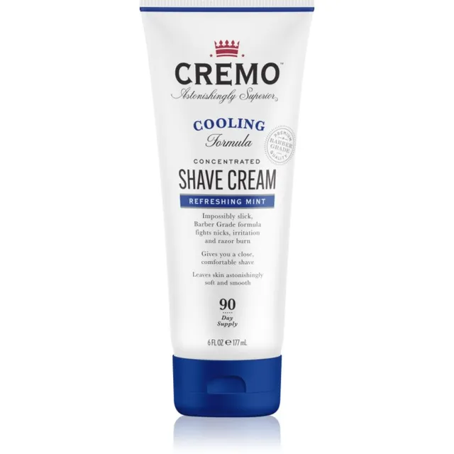 Cremo Refreshing Mint Cooling Shave Cream Habeajamiskreem tuubis meestele 177 ml