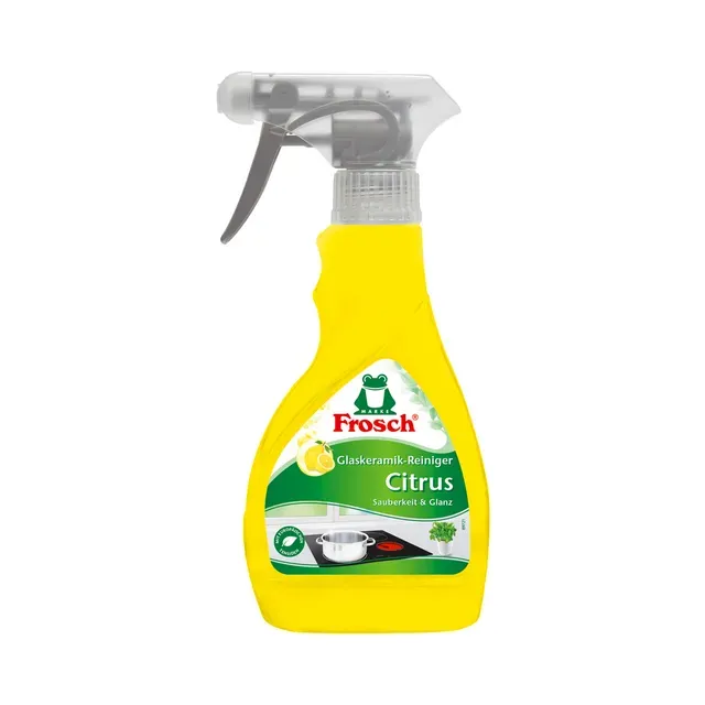 Keraamilise- ja induktsioonpliidi puhastusvahend sidruniga, FROSCH, 300 ml