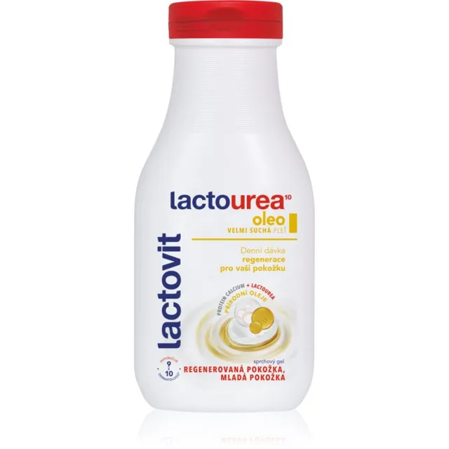 Lactovit LactoUrea Oleo Taastav dušigeel väga kuivale nahale 300 ml
