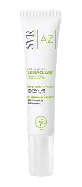 SVR SEBIACLEAR GEL FLASH 4H LOKAALNE GEEL AKNELE 15ML