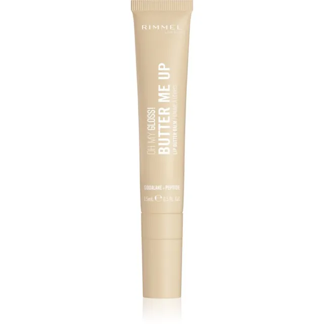 Rimmel Oh My Gloss! Butter Me Up Niisutav huulepalsam varjund 000 Vanilla Frost 15 ml